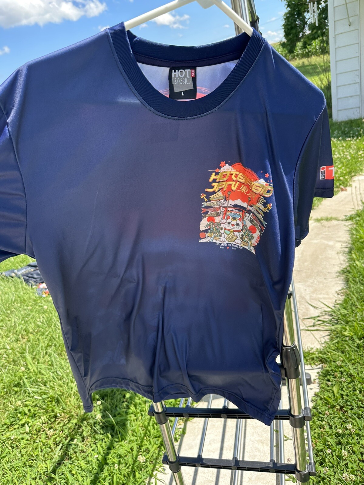NWT Cool T shirt Japanese Style Light weight comfortable Unisex Machine Wash