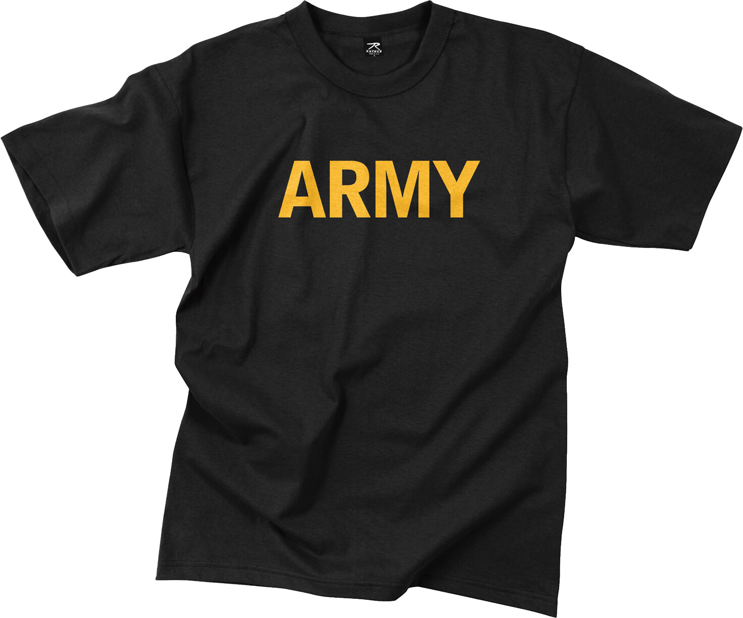 Black ARMY Workout PT T-Shirt Physical Training APFU Gym Tactical Military Tee