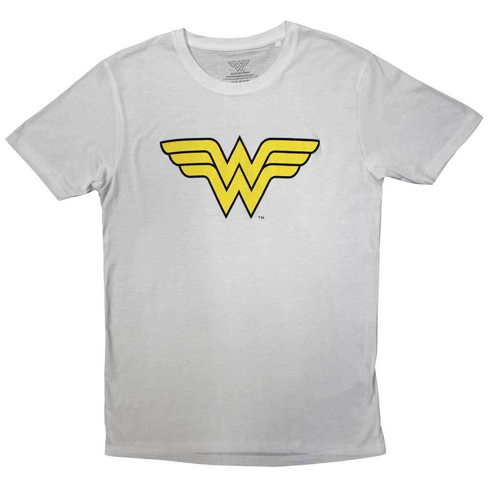 DC Comics Wonder Woman – Yellow Logo T-Shirt White New