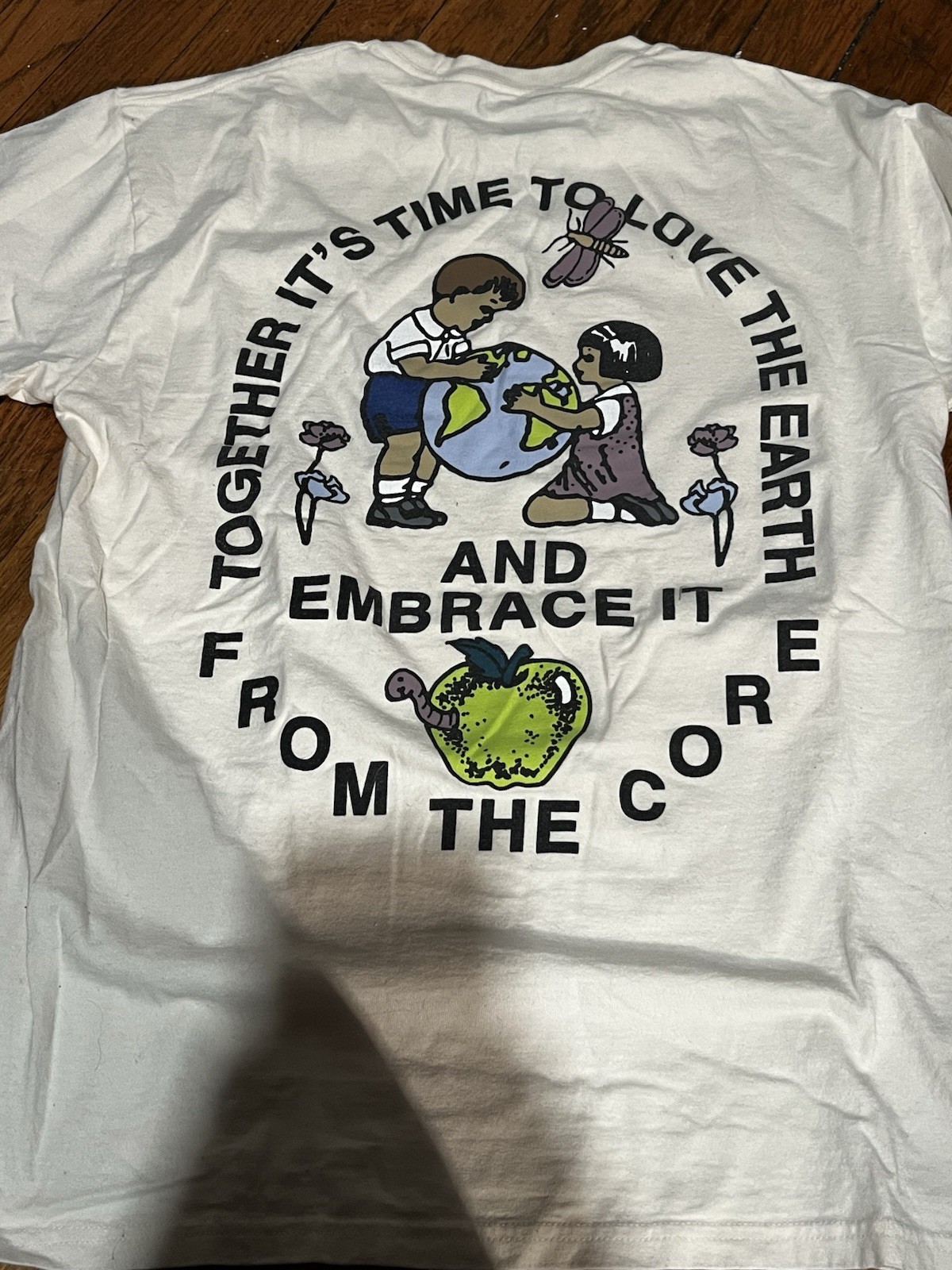 Vans Off White “From The Core” Men’s T Shirt – Earth/Floral (medium)