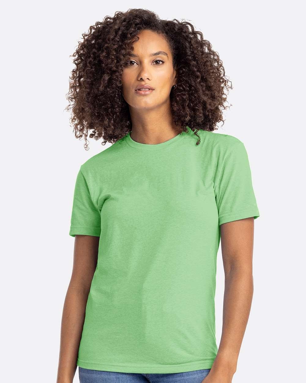 Next Level Apparel 6210 Unisex Premium CVC T Shirt Short Sleeves Stylish T-Shirt
