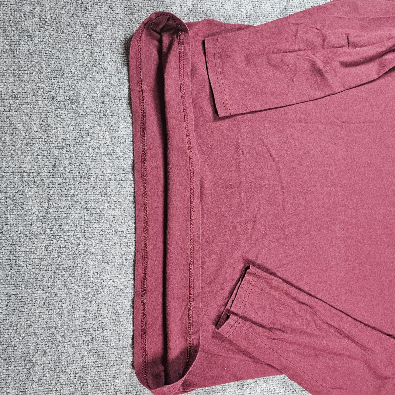 Polo Ralph Lauren Mens XL Burgundy Long Sleeve Big Pony Camo Graphic T-Shirt