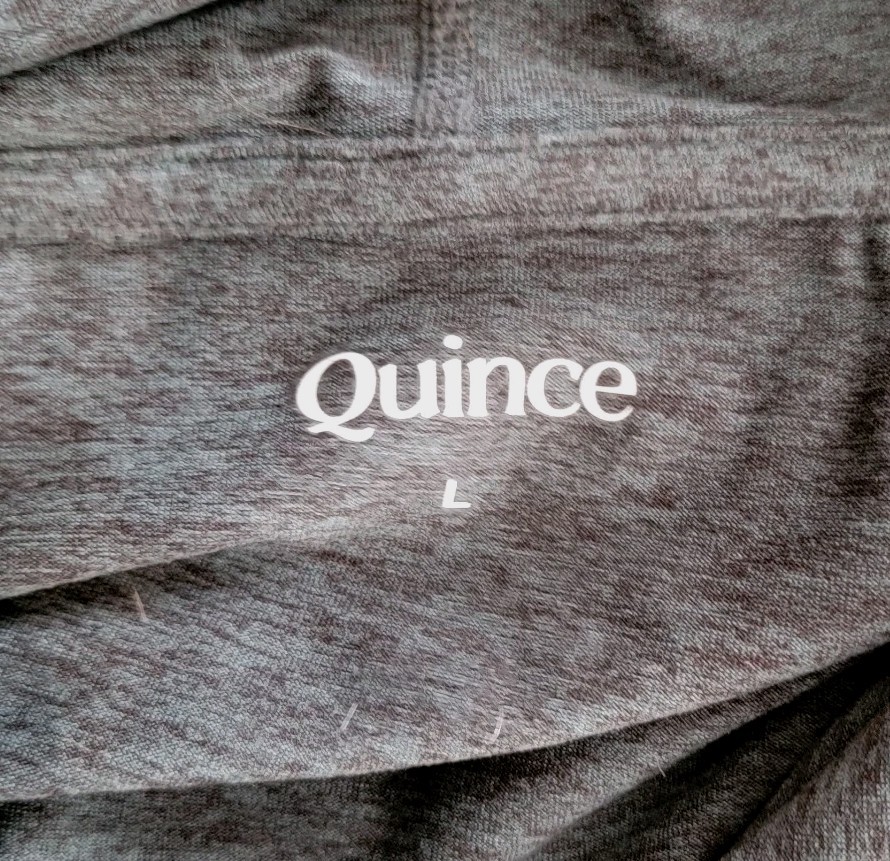 Quince Mens Hoodie Flowknit Performance Pullover Shirt Size Large Heather Green