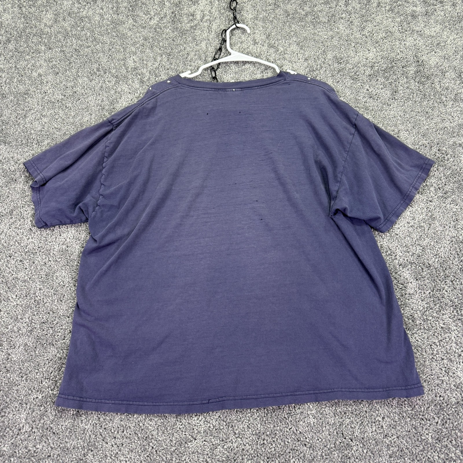 Delta Shirt Mens XL Blue I Is A Kollege Stoodent Graphic Tee Funny College