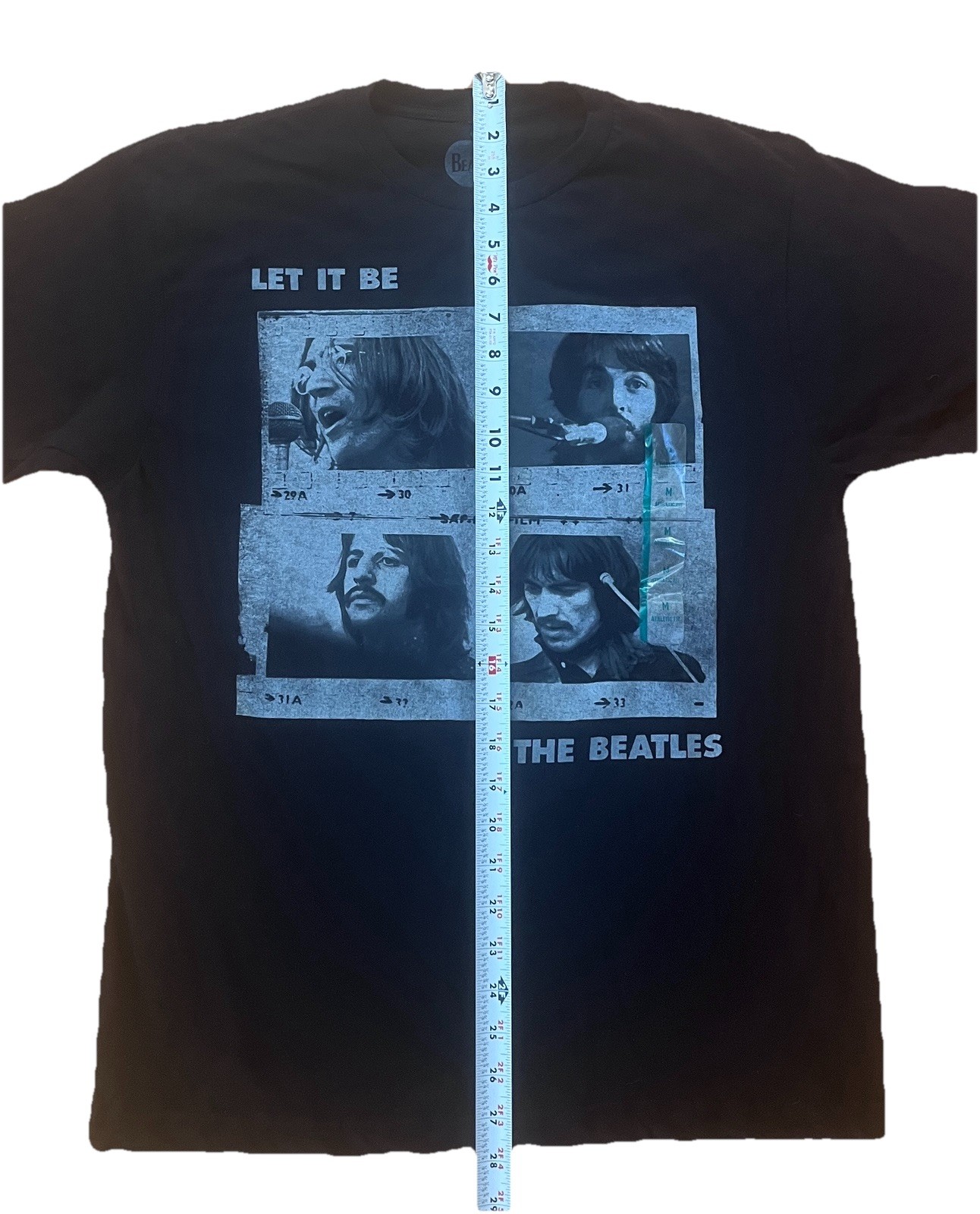 Beatles Let It Be T-Shirt T Shirt Officially Licensed Black Men’s Size L