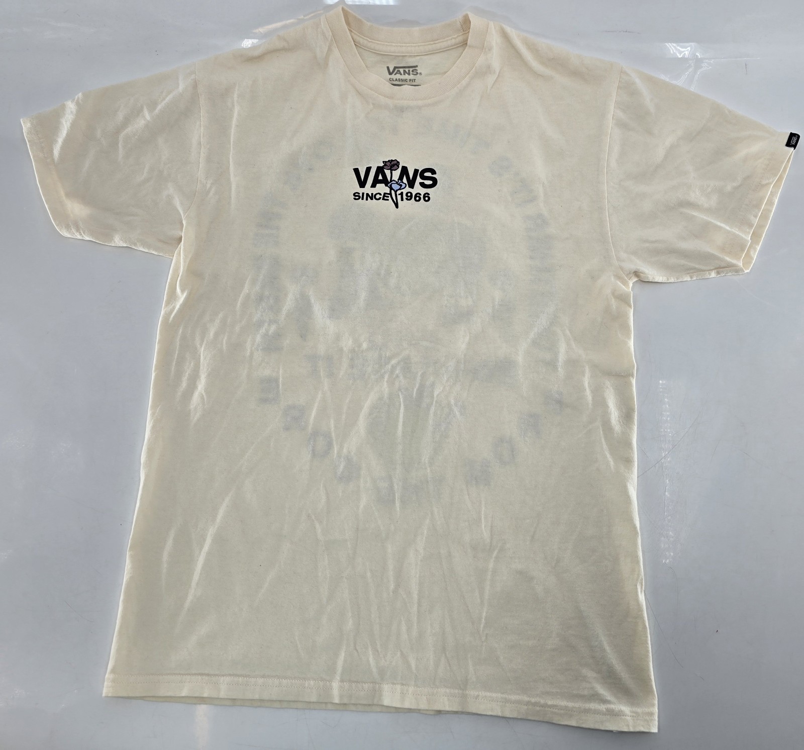Vans “From The Core” T-Shirt – Color Off White – Size M