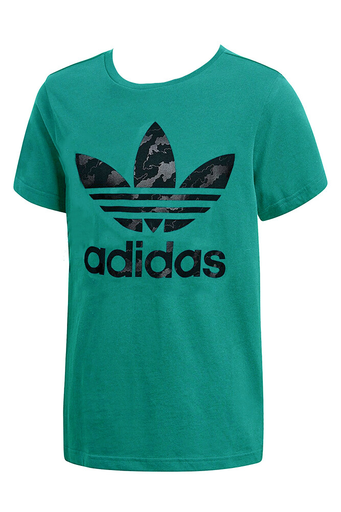 Adidas Men’s T-Shirt Trefoil Logo Design Graphic Classic Short Sleeve Shirt