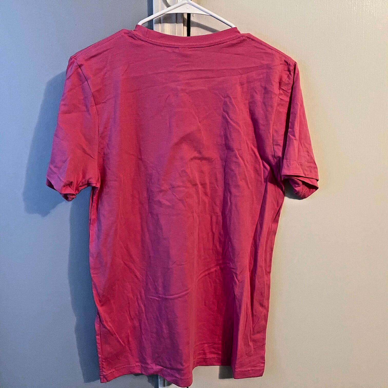 I Heart Social Distancing Graphic Crew Neck Short Sleeve Tie-Dye PinkT-Shirt Med