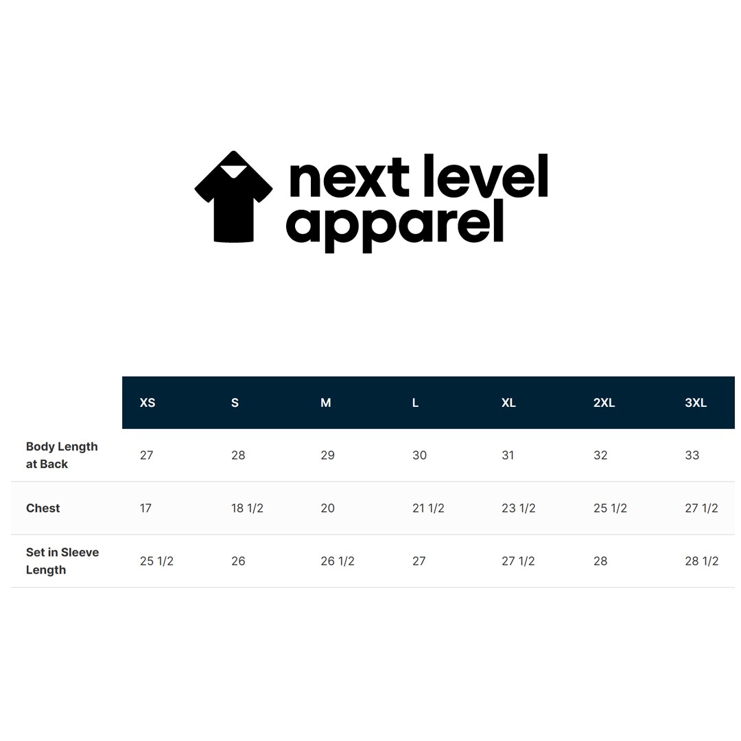 Next Level Apparel 3601 Men’s Long Sleeve Cotton Crewneck Tee Top T-Shirt