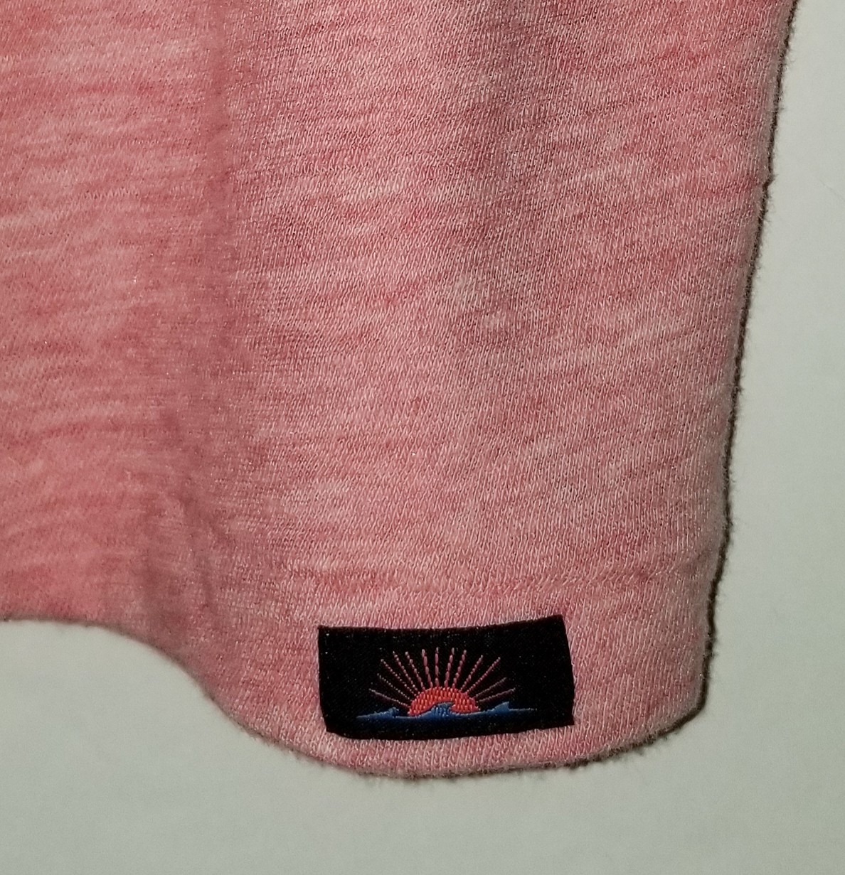 FAHERTY Brand T-Shirt Chambray Tees Heathered Pink Cotton Modal Crewneck NEW Lg