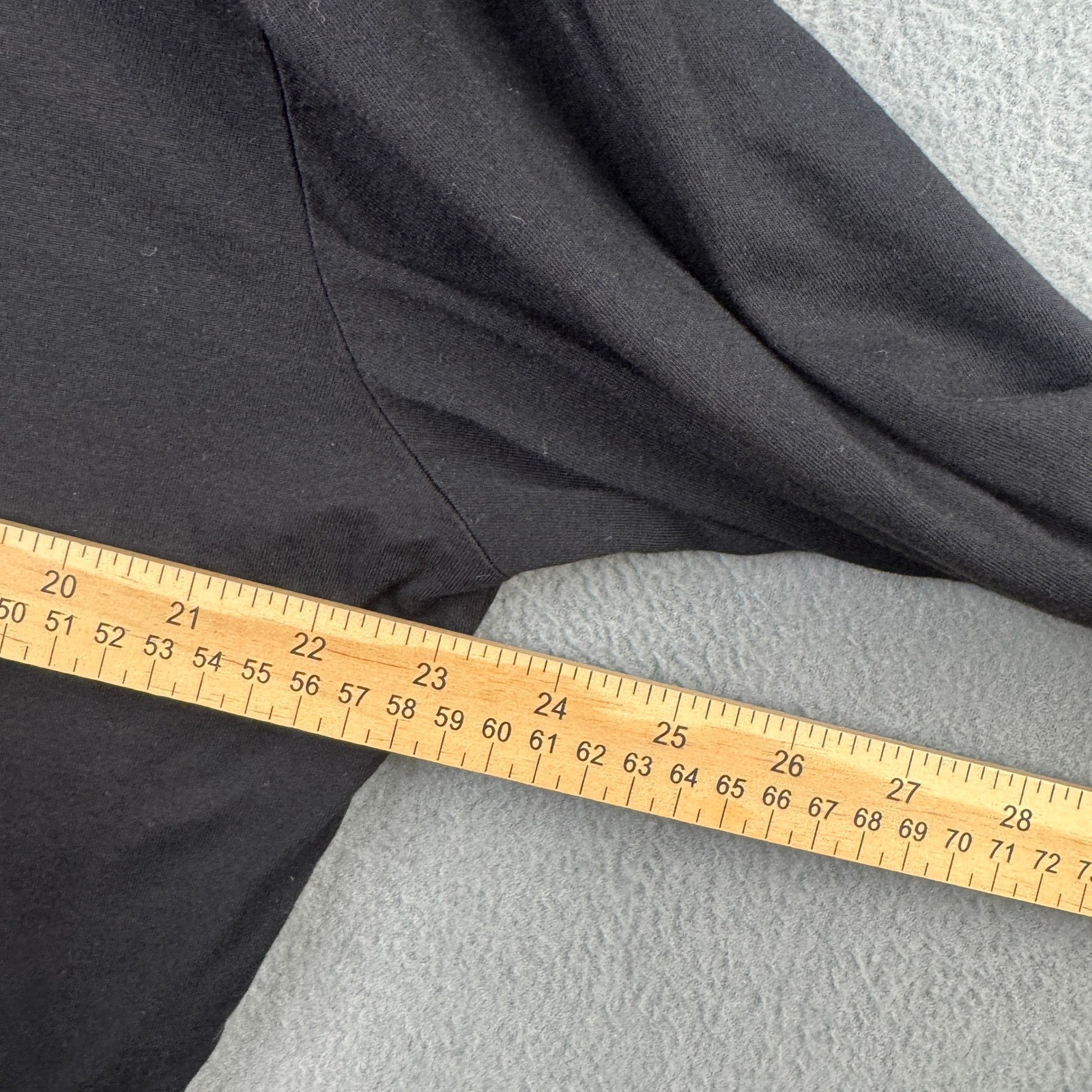 One Golden Thread Unisex Size XL Black Long Sleeve T-Shirt Tencel Supima Cotton