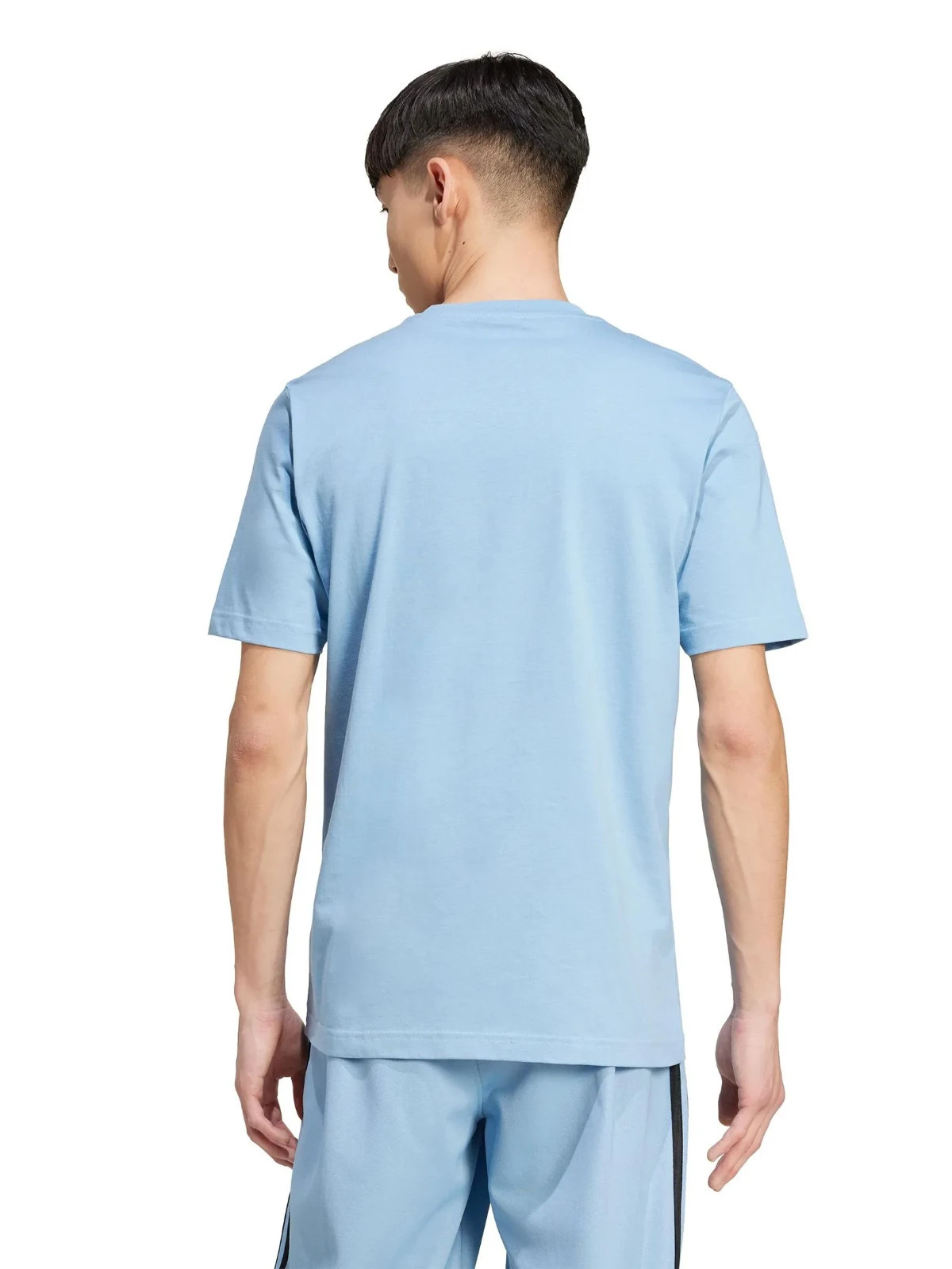 adidas Originals Adicolor Trefoil Tee Shirt JY3758 Light Blue Mens New Sz S, M