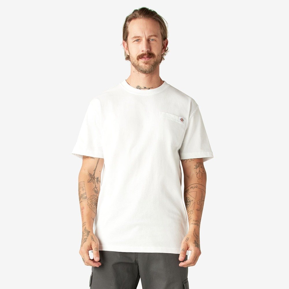 Dickies Men’s T-Shirt Short Sleeve Heavyweight Pocket Relaxed Fit T-Shirt