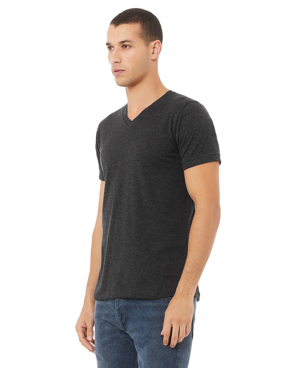 Bella + Canvas Unisex CVC Jersey V-Neck T-Shirt – 3005CVC