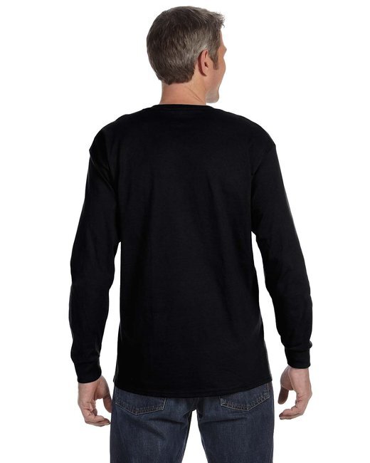 Gildan Cotton Long Sleeve T Shirt Mens Blank Casual Plain Tee Sport 5400