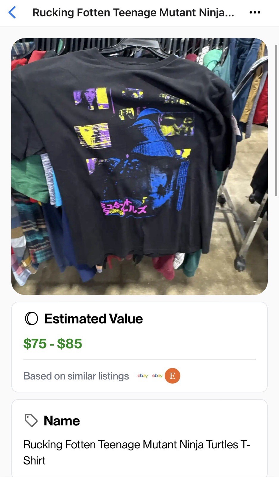 2XL Rucking Fotten Teenage Mutant Ninja’s TurtlesT-Shirt