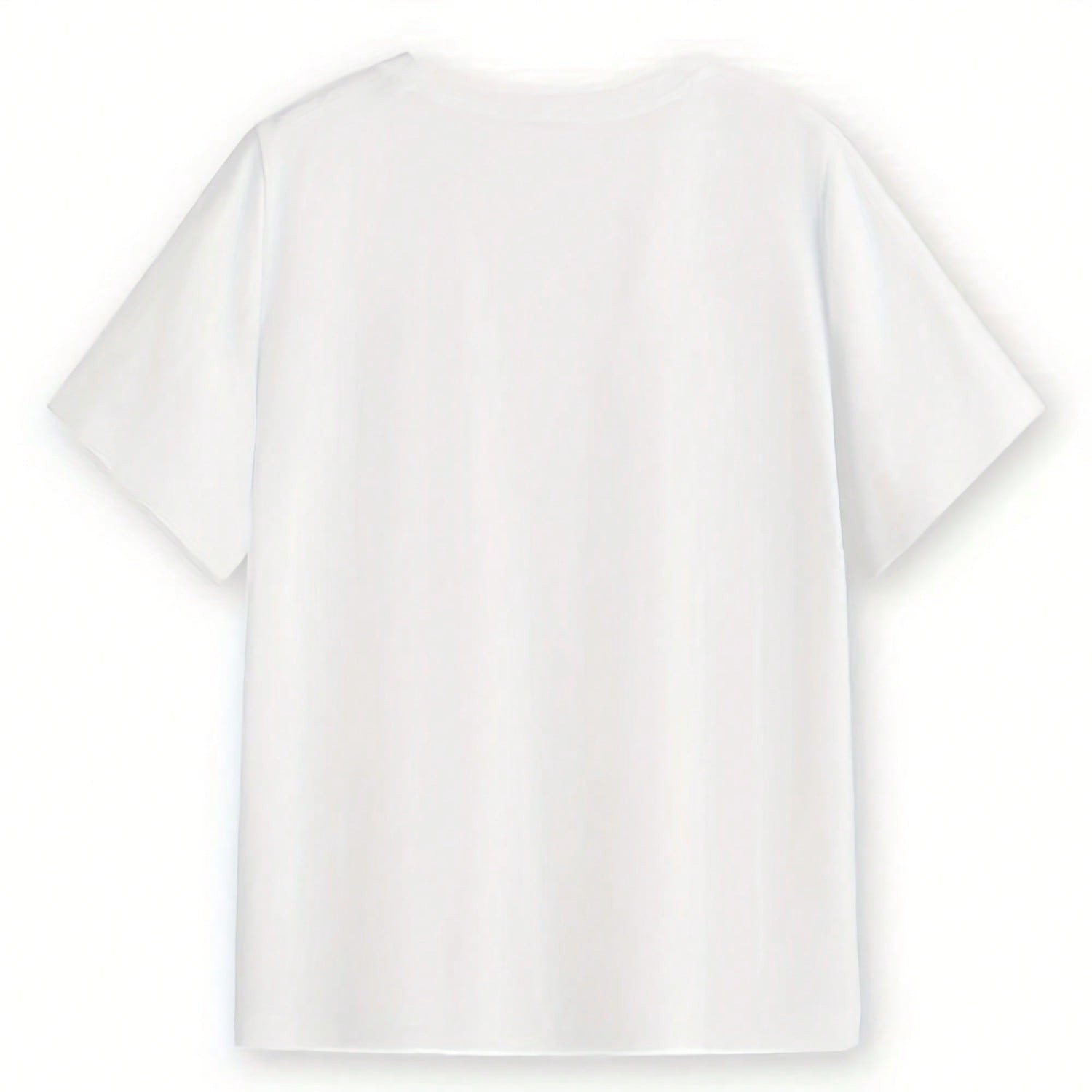 Western Double-Sided Print Men’s T-Shirt, American Retro Elements