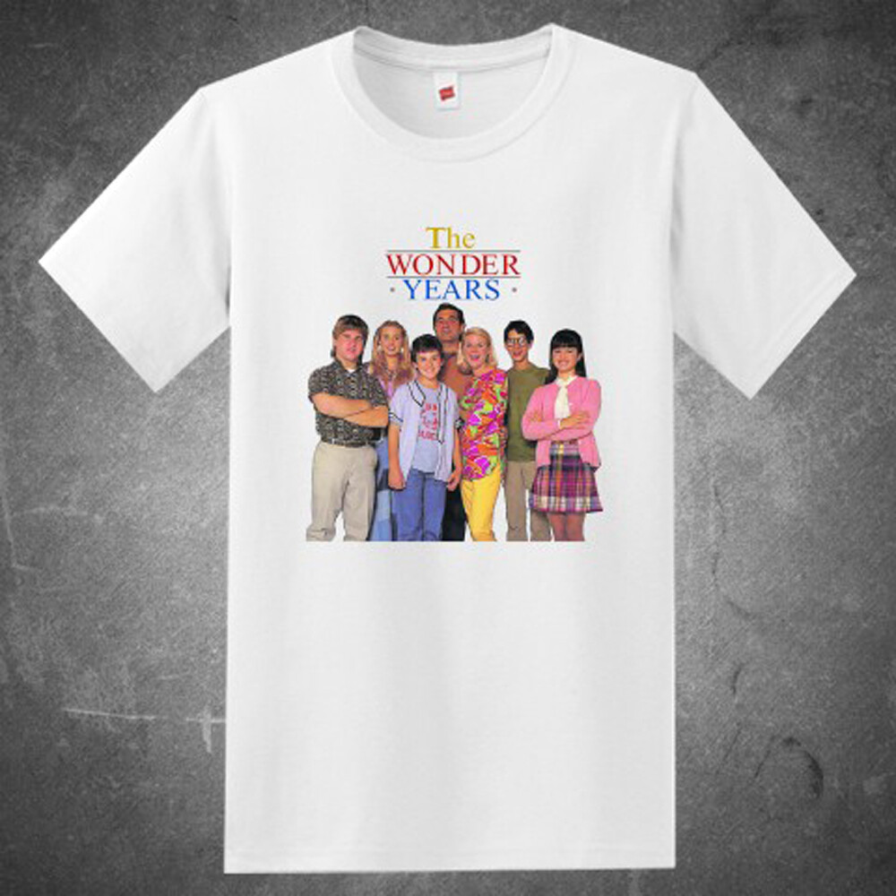The Wonder Years TV Series Classic Men’s White Size S to 5XL