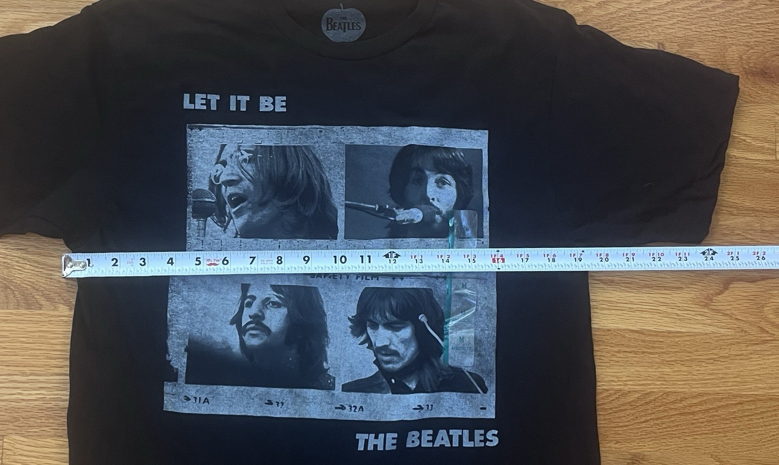 Beatles Let It Be T-Shirt T Shirt Officially Licensed Black Men’s Size L