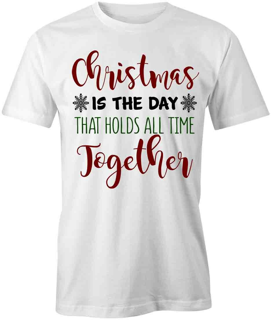 CHRISTMAS TShirt Tee Short-Sleeved Cotton CLOTHING HOLIDAYS S1WCA187