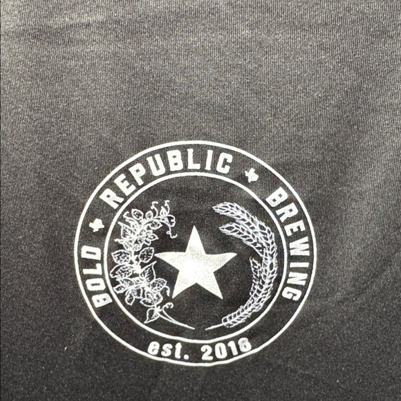 A4 Mens Bold Republic Brewing Performance Graphic T-Shirt Black Large N3142
