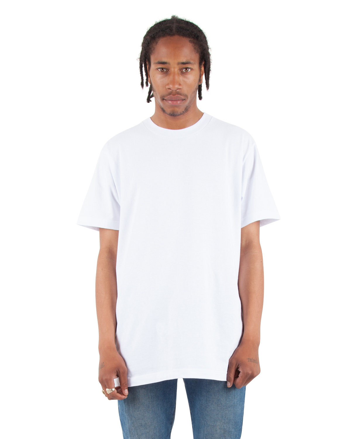 Shaka Wear Adult Active Short Sleeve Crewneck Stylish Plain T Shirt SHASS