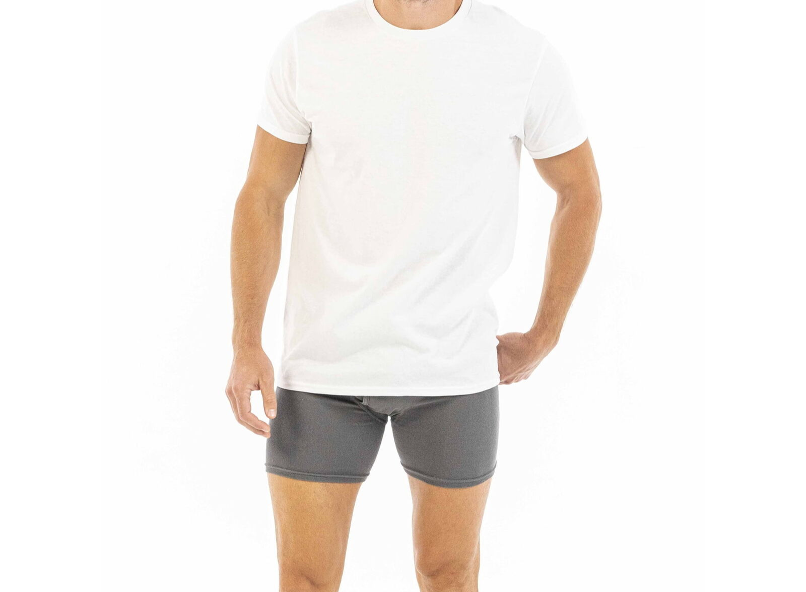 Gildan Men’s 10 Pack Short Sleeve Crew T-Shirt White Size Medium NEW