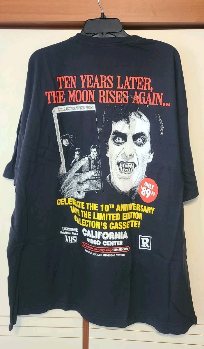 An American Werewolf In London Rucking Fotten Horror Retro T-Shirt Shirt 2XL