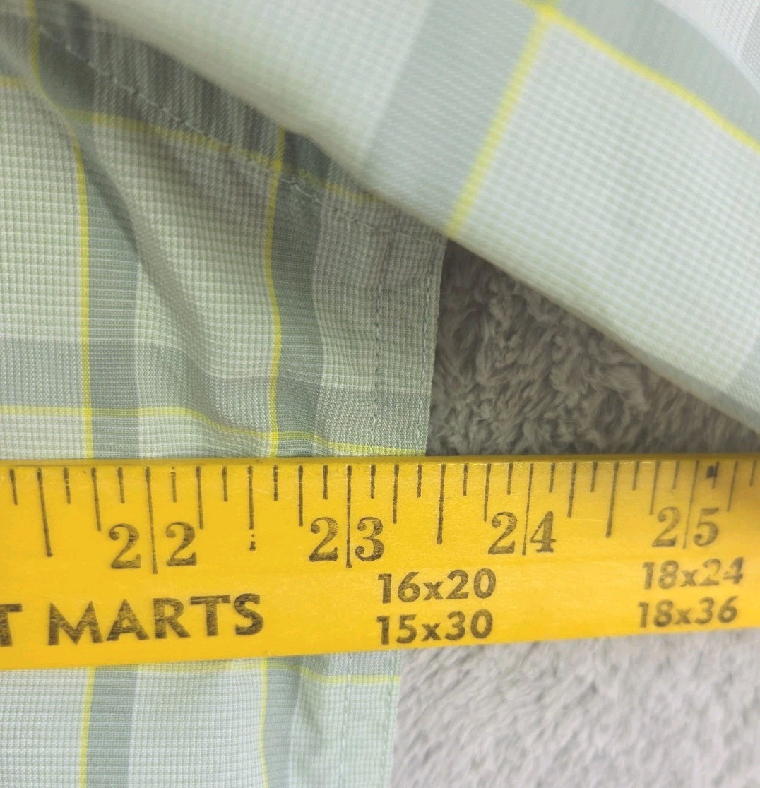 Carhartt Force Shirt Men’s L Relaxed Fit Workwear Outdoor Green Plaid