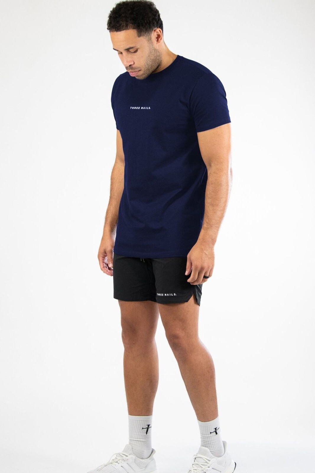 THREE NAILS Core Cross Tee Activewear – Live Your Purpose, Select Size & Color