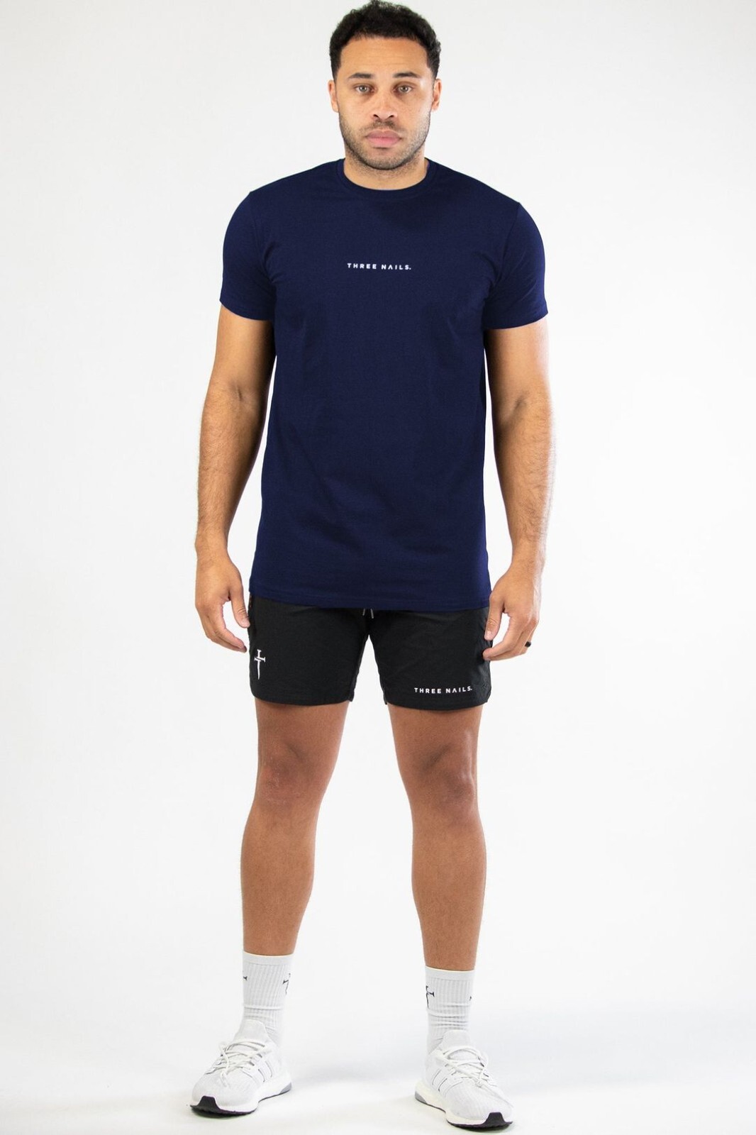 THREE NAILS Core Cross Tee Activewear – Live Your Purpose, Select Size & Color
