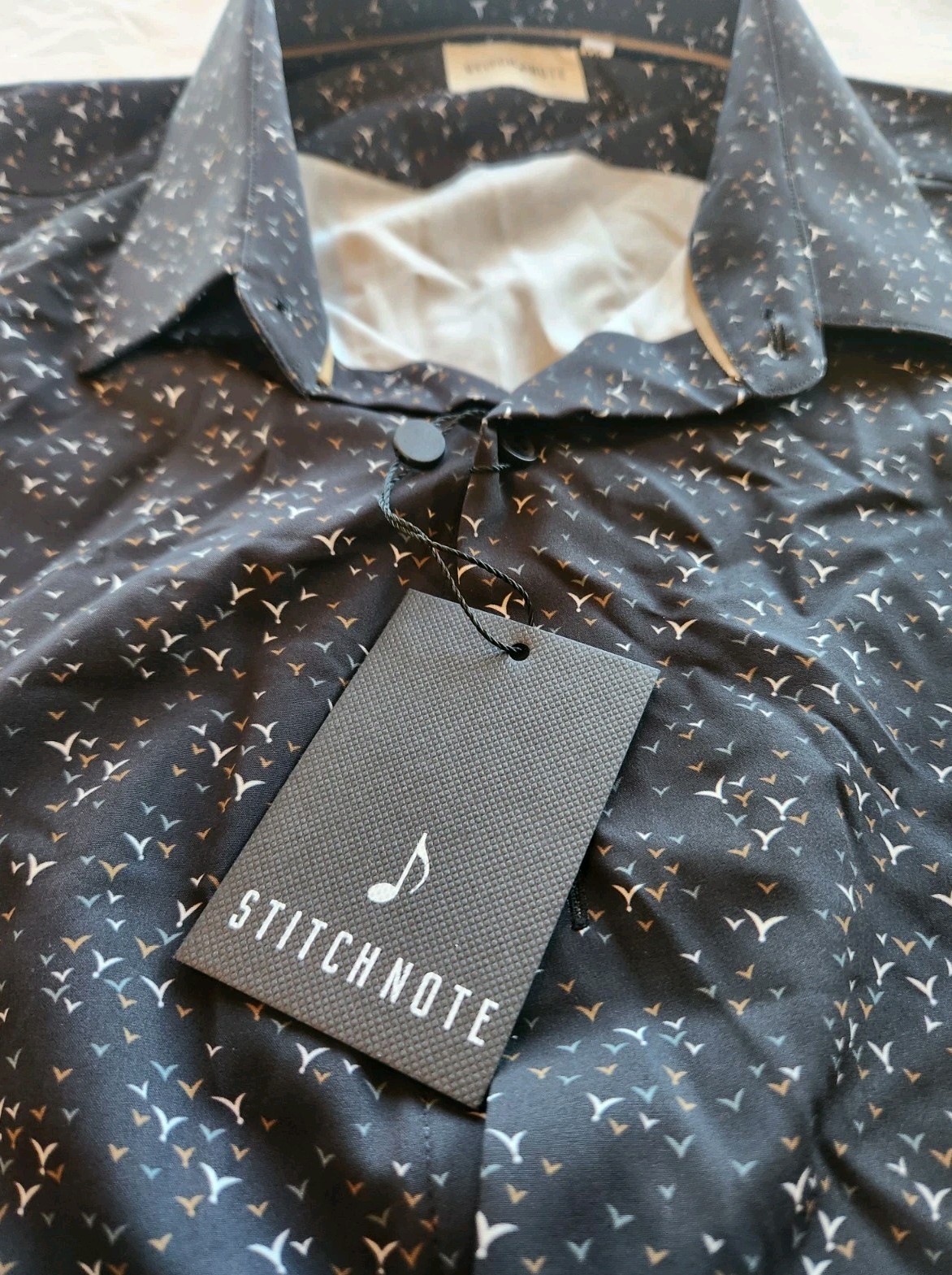 Stitch Note Shirt. XXL New W Tags. Machine Wash Cold. Light Fabric