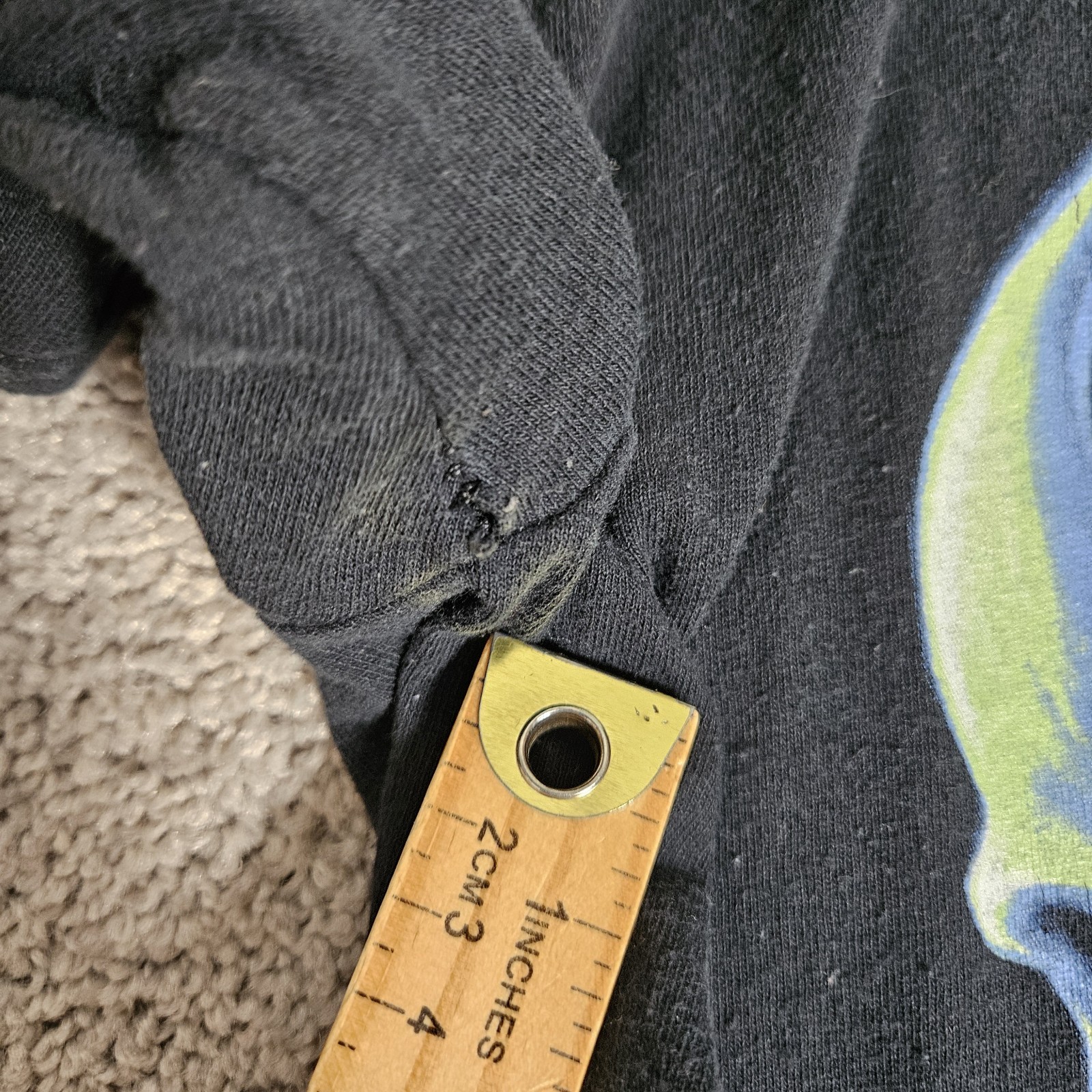 Vtg Skull T-Shirt Adult 3XL Black Tee Y2K Biker Skater Punk Horror Grunge Metal