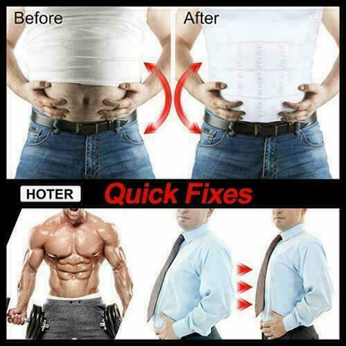 Men’s Slimming Body Shaper Workout Shirt Muscle Sleeveless Bodybuilding Tank Top