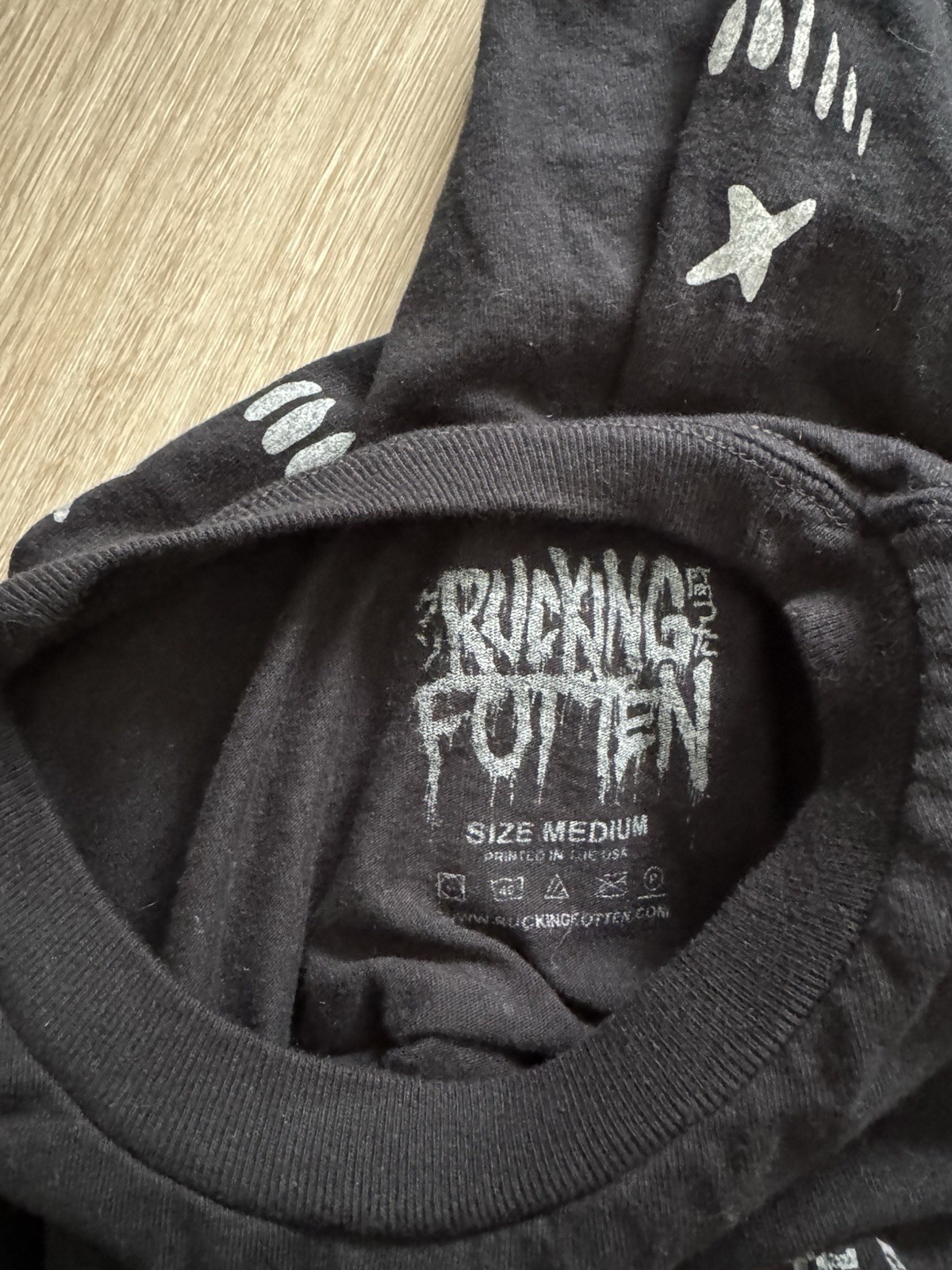 Rucking Fotten Trick R Treat Sam Long Sleeve Shirt Size Medium PREOWNED